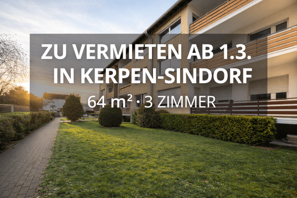 Prenájom bytu 3-izbový 64 m², Kerpen Prenájom bytu 3-izbový 64 m², Kerpen