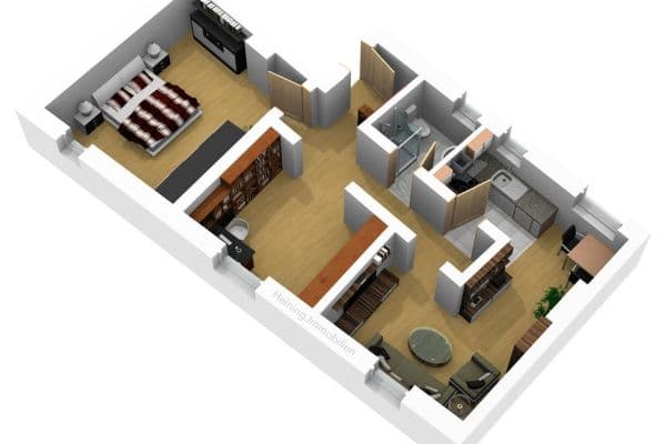 Prenájom bytu 3-izbový 57 m², Hammer Str. 68, Bochum Prenájom bytu 3-izbový 57 m², Hammer Str. 68, Bochum