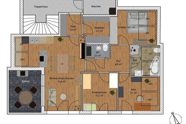 Predaj bytu 4-izbový 87 m², Am Durbach 1, Durbach-Ebersweier Predaj bytu 4-izbový 87 m², Am Durbach 1, Durbach-Ebersweier