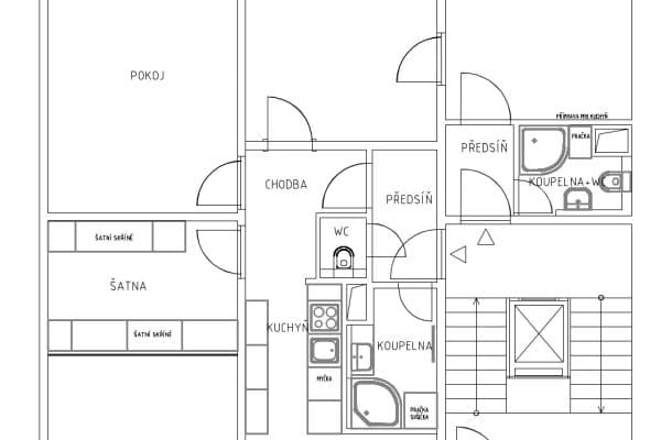 Prenájom bytu 4-izbový 97 m², Ruzyňská, Praha Prenájom bytu 4-izbový 97 m², Ruzyňská, Praha