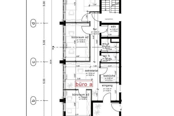 Prenájom kancelárie 93 m², Eisentalstr. 11, Waiblingen Prenájom kancelárie 93 m², Eisentalstr. 11, Waiblingen