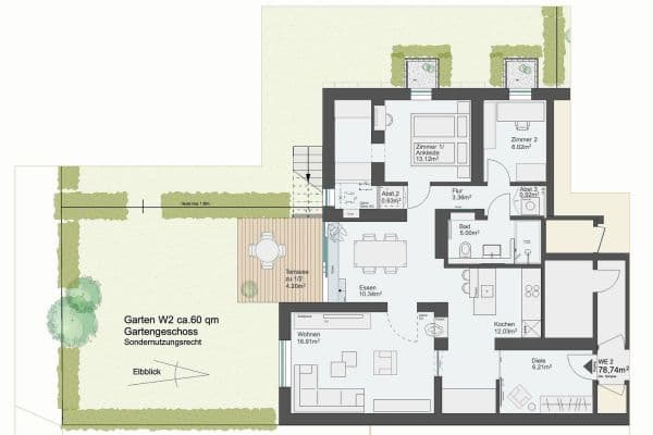 Predaj bytu 4-izbový 78 m², Grube 4, Hamburg, Hamburg Predaj bytu 4-izbový 78 m², Grube 4, Hamburg, Hamburg