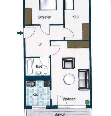 Predaj bytu 3-izbový 64 m², Otto - Dix - Ring 38, Dresden, Sasko Predaj bytu 3-izbový 64 m², Otto - Dix - Ring 38, Dresden, Sasko