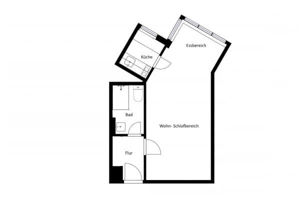 Predaj bytu 1-izbový 29 m², München, Bavorsko Predaj bytu 1-izbový 29 m², München, Bavorsko