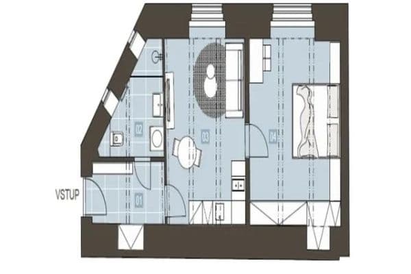 Predaj bytu 2-izbový 51 m², Jeseniova, Praha Predaj bytu 2-izbový 51 m², Jeseniova, Praha