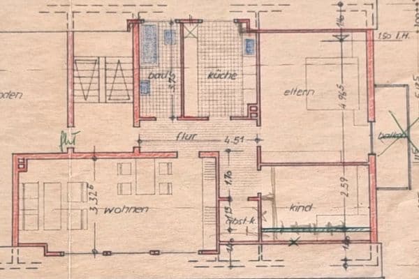 Prenájom bytu 3-izbový 83 m², Gerther Str. 6, Castrop-Rauxel Prenájom bytu 3-izbový 83 m², Gerther Str. 6, Castrop-Rauxel