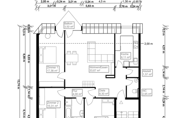 Predaj bytu 4-izbový 115 m², Bad Vilbel Predaj bytu 4-izbový 115 m², Bad Vilbel