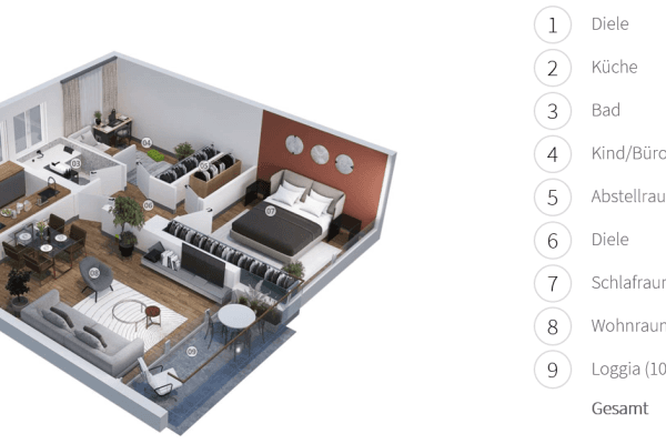 Predaj bytu 3-izbový 70 m², Schmorellstraße 14, Unterhaching, Bavorsko Predaj bytu 3-izbový 70 m², Schmorellstraße 14, Unterhaching, Bavorsko