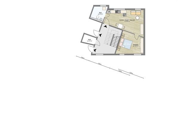 Prenájom bytu 2-izbový 57 m², Eberstadt Prenájom bytu 2-izbový 57 m², Eberstadt