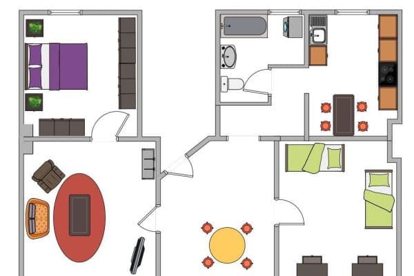 Prenájom bytu 4-izbový 88 m², Thüringer Str. 31, Oberhausen Prenájom bytu 4-izbový 88 m², Thüringer Str. 31, Oberhausen