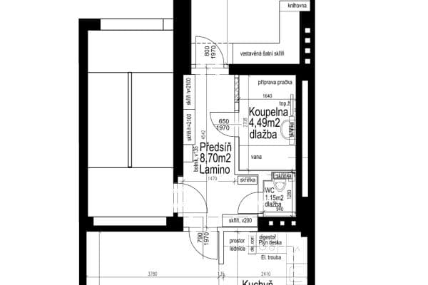 Prenájom bytu 2-izbový 59 m², Kobyliské náměstí, Praha Prenájom bytu 2-izbový 59 m², Kobyliské náměstí, Praha