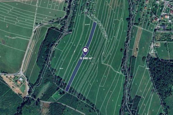 Predaj pozemku 3.779 m², Podolí Predaj pozemku 3.779 m², Podolí