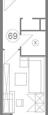 Prenájom bytu 1-izbový 20 m², Heinrich-Lanz-Straße 23-27, Mannheim Prenájom bytu 1-izbový 20 m², Heinrich-Lanz-Straße 23-27, Mannheim