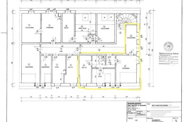 Prenájom bytu 2-izbový 46 m², Leipziger Straße 8, Döbeln, Sasko Prenájom bytu 2-izbový 46 m², Leipziger Straße 8, Döbeln, Sasko