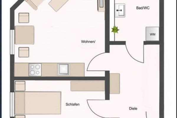 Prenájom bytu 2-izbový 47 m², Brehmestraße 1, Leipzig, Sasko Prenájom bytu 2-izbový 47 m², Brehmestraße 1, Leipzig, Sasko