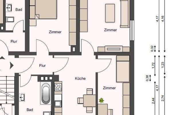 Prenájom bytu 3-izbový 58 m², Billerbecker Straße 51, Einbeck, Dolné Sasko Prenájom bytu 3-izbový 58 m², Billerbecker Straße 51, Einbeck, Dolné Sasko