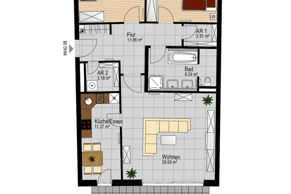 Predaj bytu 3-izbový 104 m², Franz-Marc-Straße 1, Puchheim-Bahnhof, Bavorsko Predaj bytu 3-izbový 104 m², Franz-Marc-Straße 1, Puchheim-Bahnhof, Bavorsko