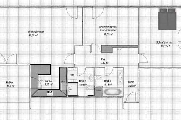 Predaj bytu 3-izbový 121 m², Berlin, Berlín Predaj bytu 3-izbový 121 m², Berlin, Berlín
