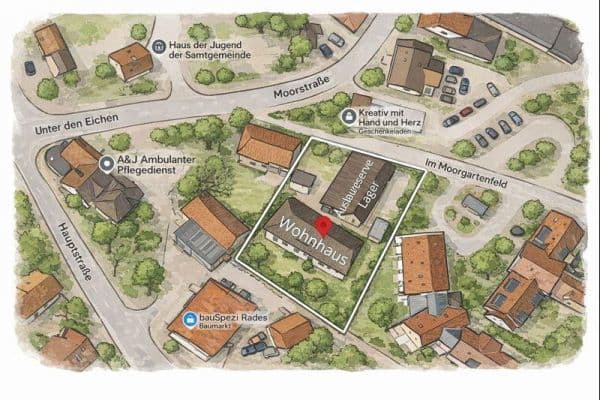 Predaj domu 821 m², pozemek 2.290 m², Schwarmstedt Predaj domu 821 m², pozemek 2.290 m², Schwarmstedt