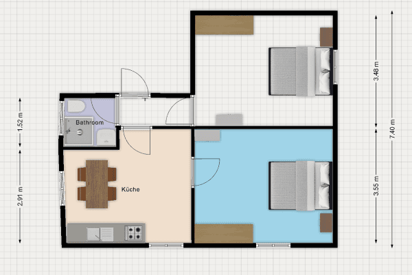 Prenájom bytu 2-izbový 50 m², Grenzach-Wyhlen Prenájom bytu 2-izbový 50 m², Grenzach-Wyhlen