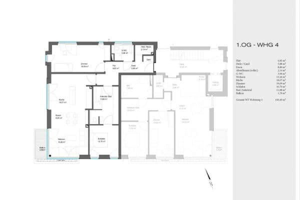 Predaj bytu 3-izbový 101 m², Hamburg, Hamburg Predaj bytu 3-izbový 101 m², Hamburg, Hamburg