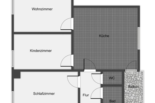 Predaj bytu 3-izbový 63 m², Grüner Hof 32, Köln Predaj bytu 3-izbový 63 m², Grüner Hof 32, Köln