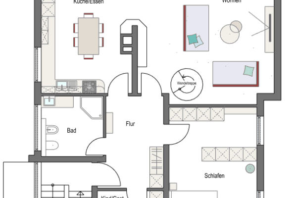 Prenájom bytu 4-izbový 110 m², Hanau Steinheim Prenájom bytu 4-izbový 110 m², Hanau Steinheim