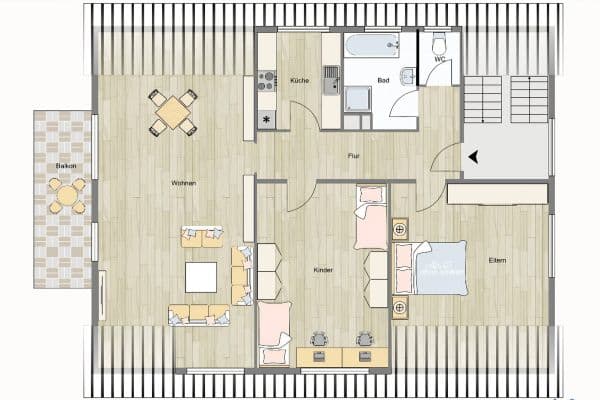 Predaj bytu 4-izbový 92 m², Mönsheim Predaj bytu 4-izbový 92 m², Mönsheim