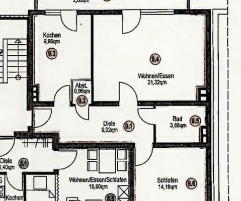 Prenájom bytu 2-izbový 63 m², Poststr. 7, Bottrop Prenájom bytu 2-izbový 63 m², Poststr. 7, Bottrop
