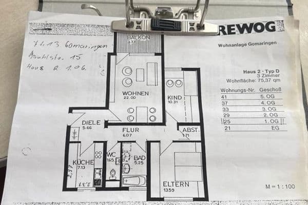 Predaj bytu 3-izbový 76 m², Brühlstraße 15, Gomaringen Predaj bytu 3-izbový 76 m², Brühlstraße 15, Gomaringen