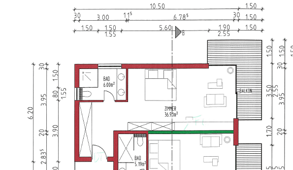 Prenájom bytu 1-izbový 45 m², Amalienbadstraße 37, Karlsruhe Prenájom bytu 1-izbový 45 m², Amalienbadstraße 37, Karlsruhe