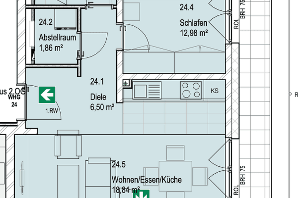 Prenájom bytu 2-izbový 56 m², Blankenfelde-Mahlow Prenájom bytu 2-izbový 56 m², Blankenfelde-Mahlow