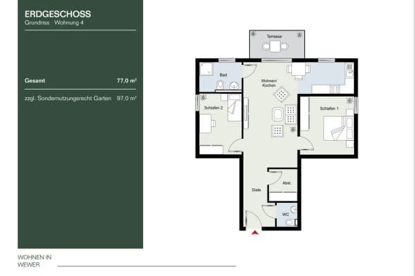 Prenájom bytu 3-izbový 77 m², Paderborn, Severné Porýnie - Westfálsko Prenájom bytu 3-izbový 77 m², Paderborn, Severné Porýnie - Westfálsko