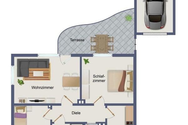 Prenájom bytu 3-izbový 70 m², Beethovenstraße 14, Hückeswagen Prenájom bytu 3-izbový 70 m², Beethovenstraße 14, Hückeswagen