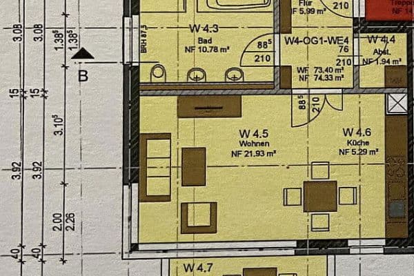Prenájom bytu 2-izbový 73 m², Am Gutspark 2, Berlin, Berlín Prenájom bytu 2-izbový 73 m², Am Gutspark 2, Berlin, Berlín