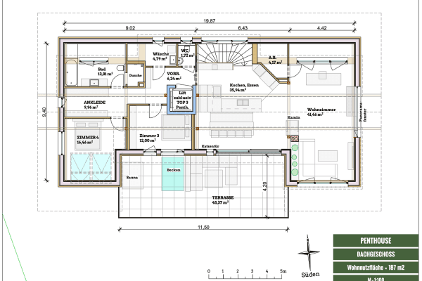 Predaj bytu 5-izbový 187 m², Draxlerstraße, Hallwang, Esch Predaj bytu 5-izbový 187 m², Draxlerstraße, Hallwang, Esch