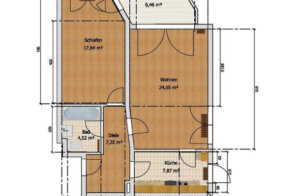 Prenájom bytu 2-izbový 64 m², Pecher Hauptstr. 76, Wachtberg - Pech Prenájom bytu 2-izbový 64 m², Pecher Hauptstr. 76, Wachtberg - Pech