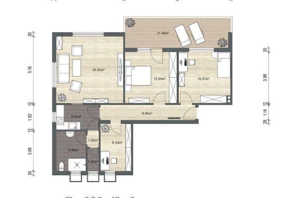 Predaj bytu 4-izbový 91 m², Zum Ehranger Wald 11, Trier Predaj bytu 4-izbový 91 m², Zum Ehranger Wald 11, Trier