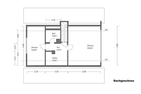Predaj domu 236 m², pozemek 692 m², Hirschenweg 14, Buchenbach Predaj domu 236 m², pozemek 692 m², Hirschenweg 14, Buchenbach
