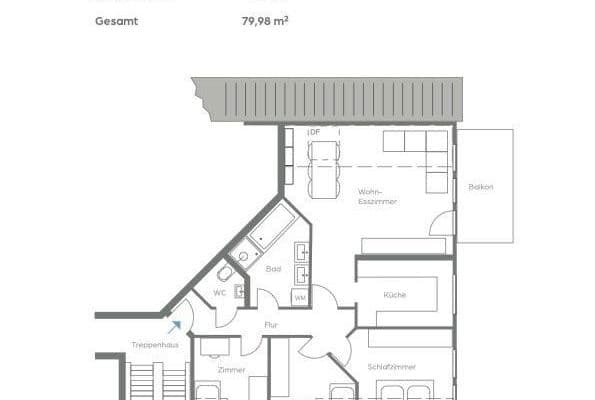 Predaj bytu 4-izbový 80 m², Schorndorf Predaj bytu 4-izbový 80 m², Schorndorf