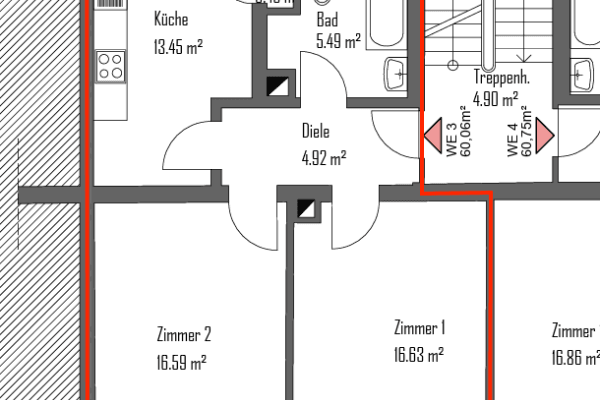 Prenájom bytu 2-izbový 64 m², Mannheim Prenájom bytu 2-izbový 64 m², Mannheim