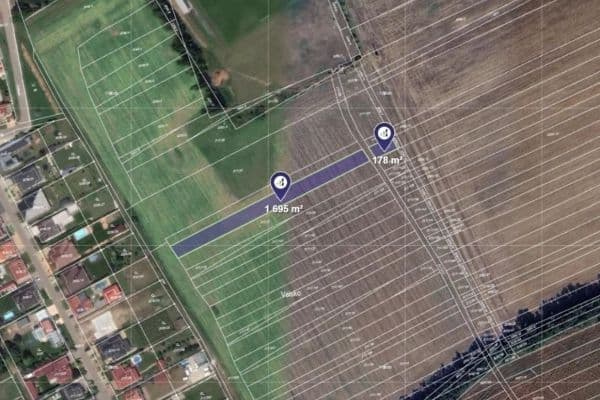 Predaj pozemku 1.873 m², Prušánky Predaj pozemku 1.873 m², Prušánky
