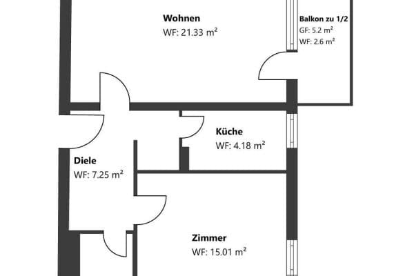 Predaj bytu 2-izbový 54 m², München, Bavorsko Predaj bytu 2-izbový 54 m², München, Bavorsko