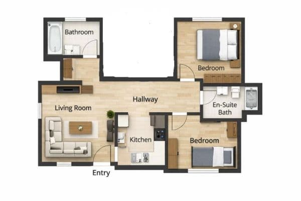 Prenájom bytu 18 m², München, Bavorsko Prenájom bytu 18 m², München, Bavorsko