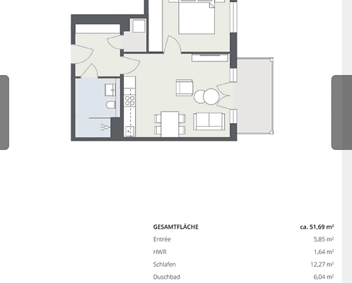 Prenájom bytu 2-izbový 52 m², Locher Straße 21, Solingen Prenájom bytu 2-izbový 52 m², Locher Straße 21, Solingen