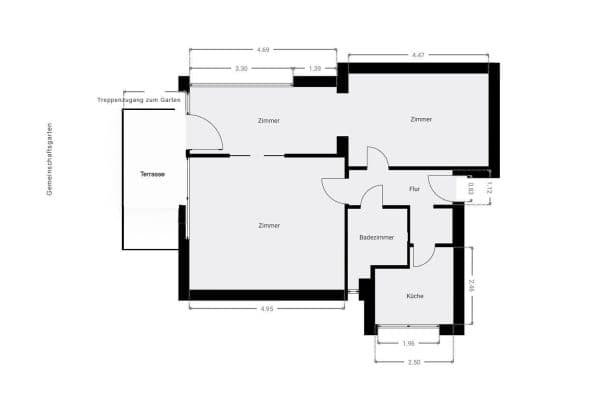 Predaj bytu 2-izbový 68 m², Fontanestraße 6, Berlin, Berlín Predaj bytu 2-izbový 68 m², Fontanestraße 6, Berlin, Berlín