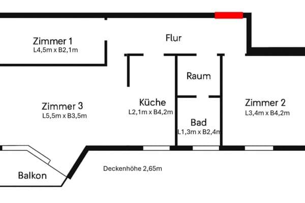 Predaj bytu 3-izbový 72 m², Egisheimer Weg 10, Berlin, Berlín Predaj bytu 3-izbový 72 m², Egisheimer Weg 10, Berlin, Berlín
