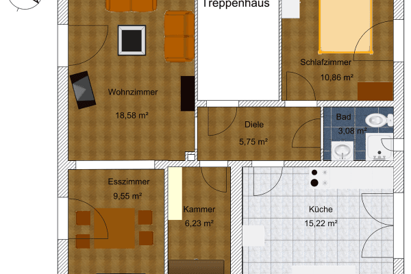 Prenájom bytu 2-izbový 71 m², Duisburg, Severné Porýnie - Westfálsko Prenájom bytu 2-izbový 71 m², Duisburg, Severné Porýnie - Westfálsko