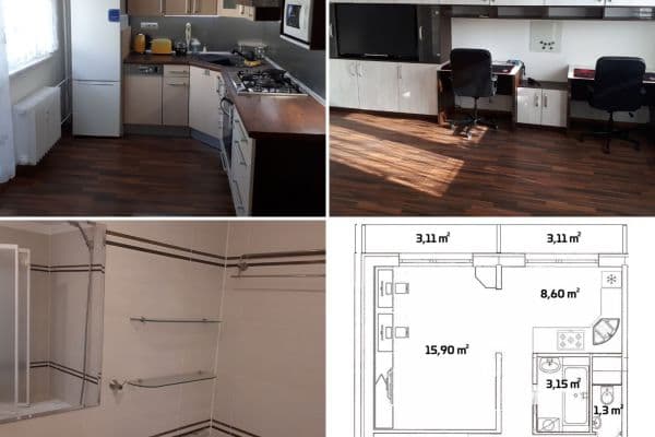 Prenájom bytu 2-izbový 54 m², Lipská, Brno Prenájom bytu 2-izbový 54 m², Lipská, Brno