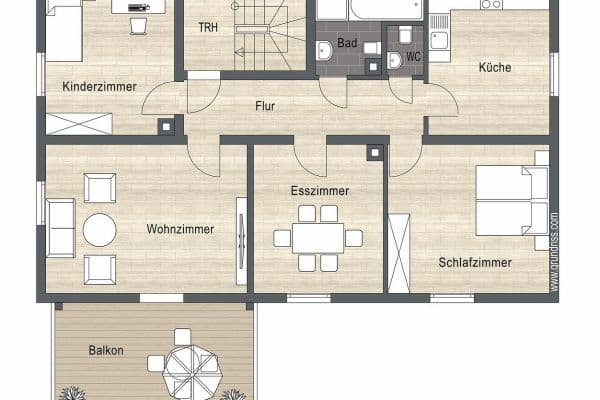 Prenájom bytu 4-izbový 105 m², Lessingstrasse 1, Singen Prenájom bytu 4-izbový 105 m², Lessingstrasse 1, Singen